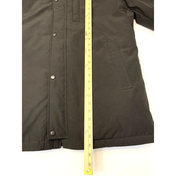 GH Bass Down Parka Mens L Goose Feathers Hooded Faux Fur Winter Insulated Coat - Picture 5 of 10